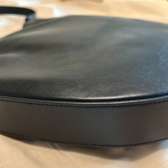 Black Soft Hobo Shoulder Bag - Picture 6 of 6